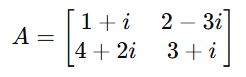 Different types of Matrices