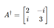 Different types of Matrices with example