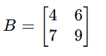 Different types of Matrices with example