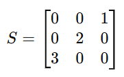 Different types of Matrices with example