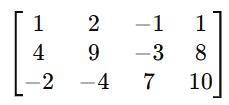 Echelon Row Reduction