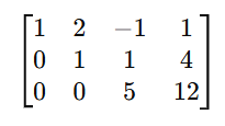 Echelon Row Reduction