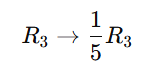 Echelon Row Reduction