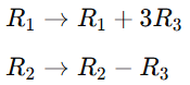 Echelon Row Reduction