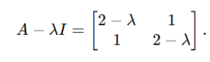 Eigenvalue of a matrix