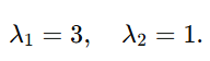 Eigenvalue of a matrix