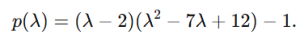 Cayley-Hamilton theorem matrix