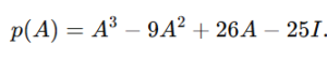 Cayley-Hamilton theorem matrix