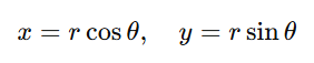 Cartesian to polar equations