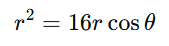 Cartesian to polar equations