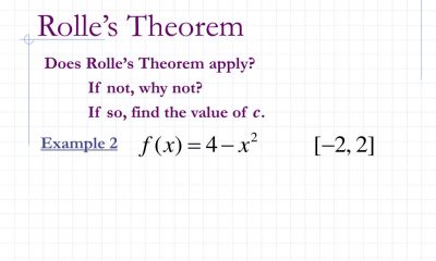 State Rolle's theorem