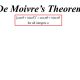 De moivre's theorem