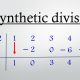 Polynomial synthetic division